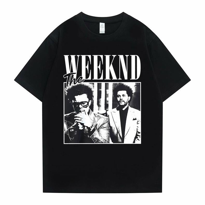The Weeknd Manga Graphic Men's Loose Fit Casual T-Shirt