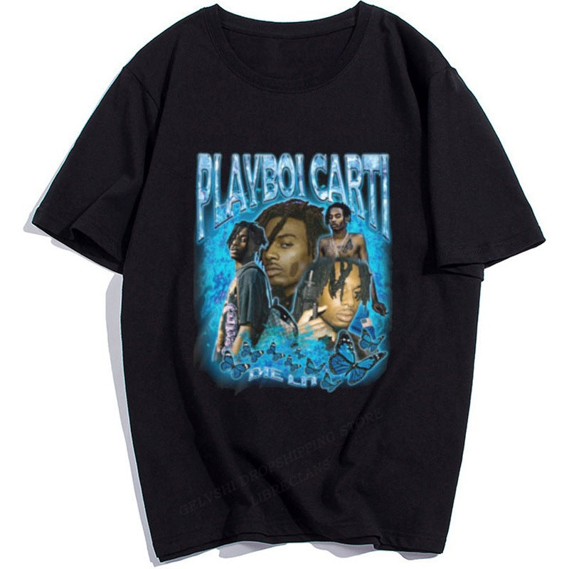 Playboi Carti Rap Graphic Unisex Summer Short Sleeve T-Shirt