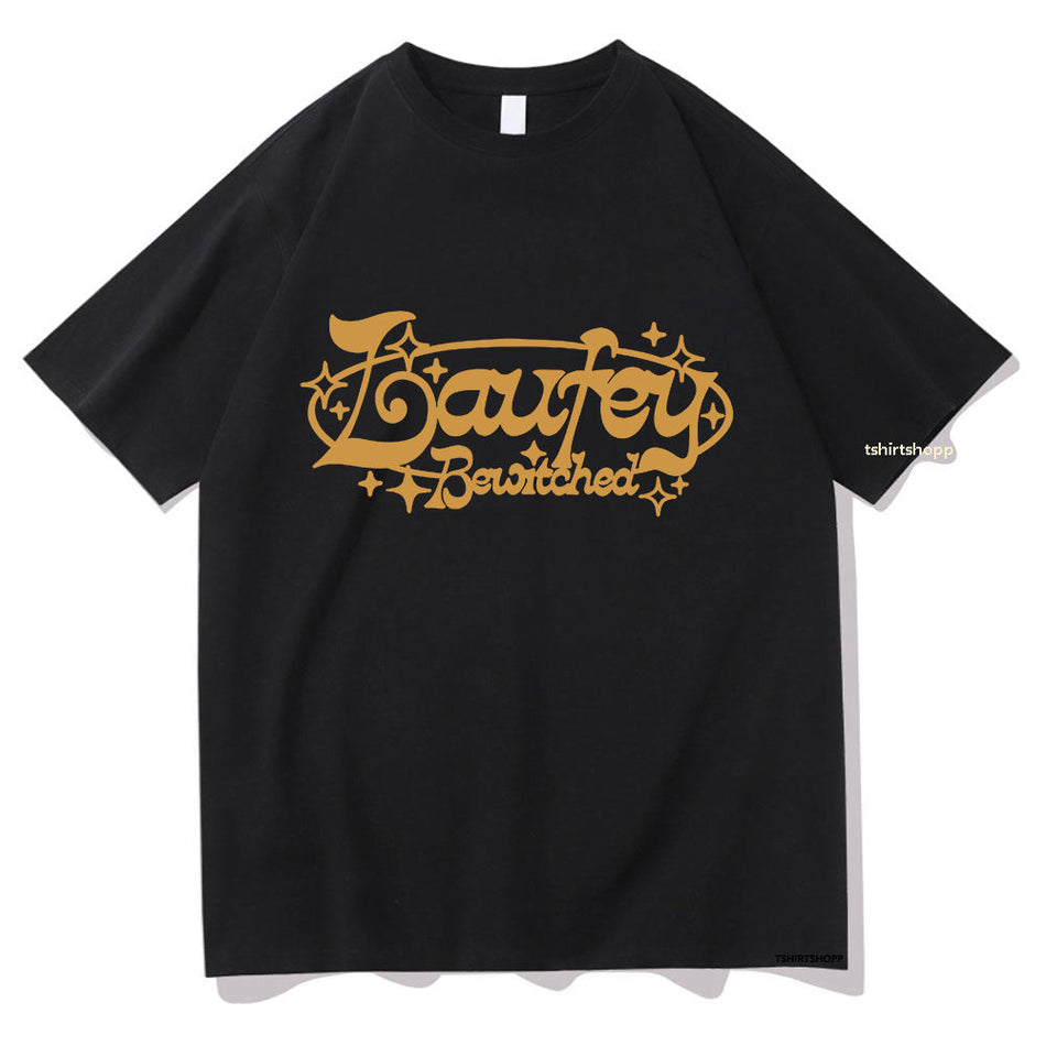 Laufey Bewitched Tour 2024 Men's Casual Cotton Graphic T-Shirt