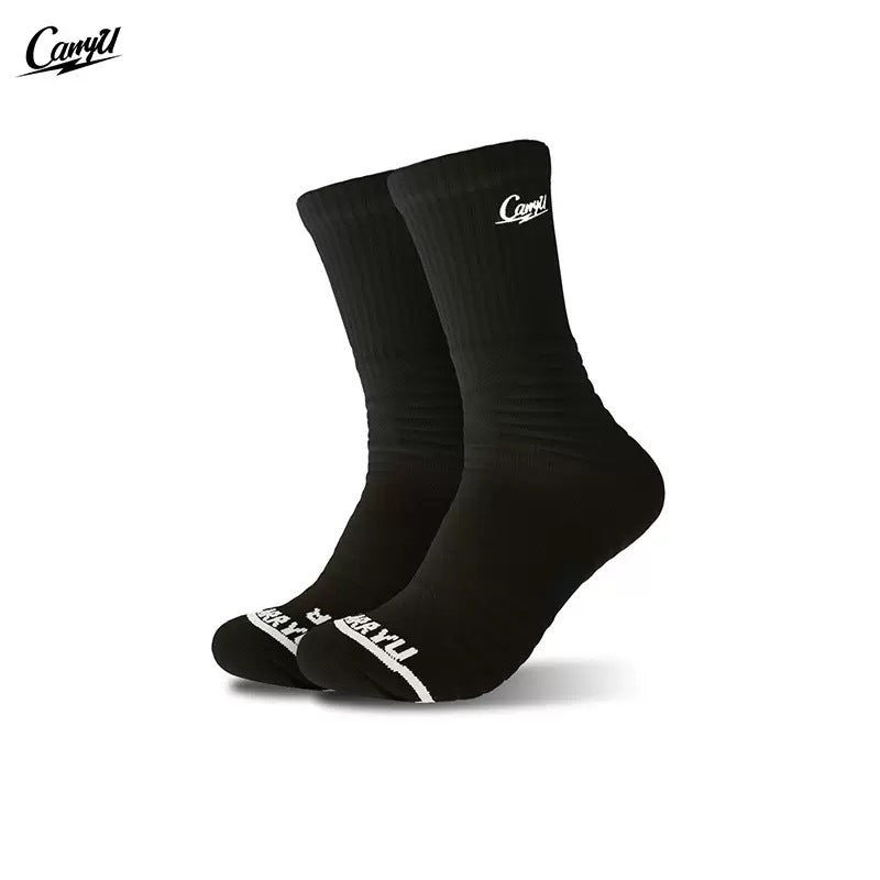 American Basketball Long Towel Non-Slip Men's Sports Socks