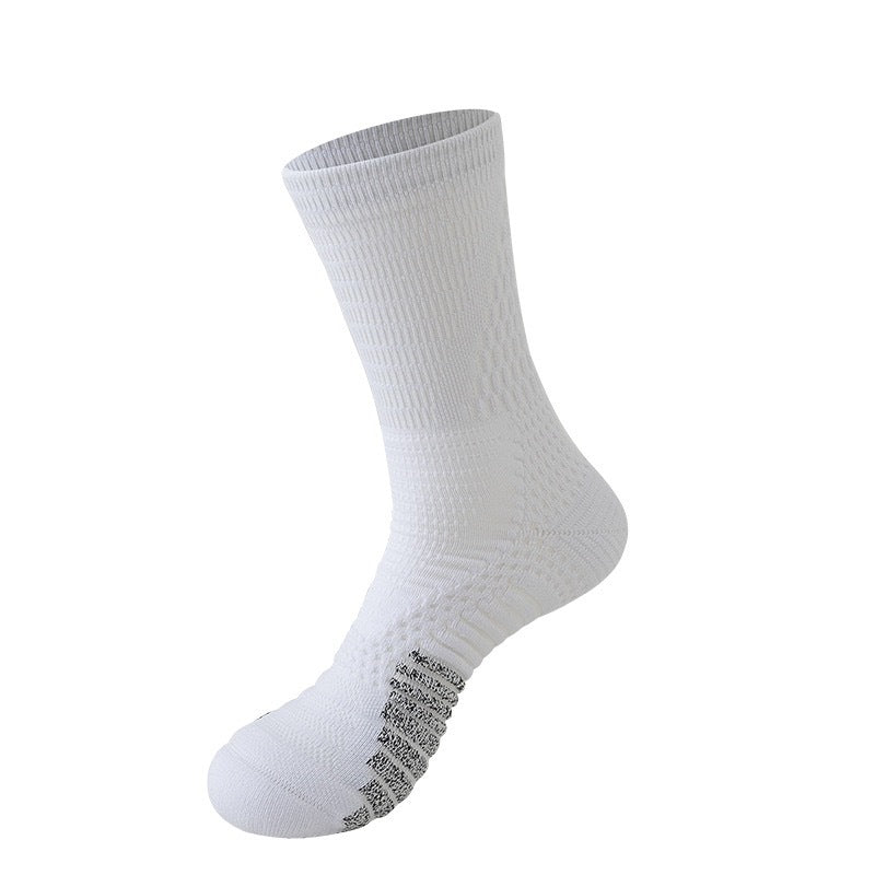 Men's Seamless High-Tube Thick Towel Basketball Sports Socks