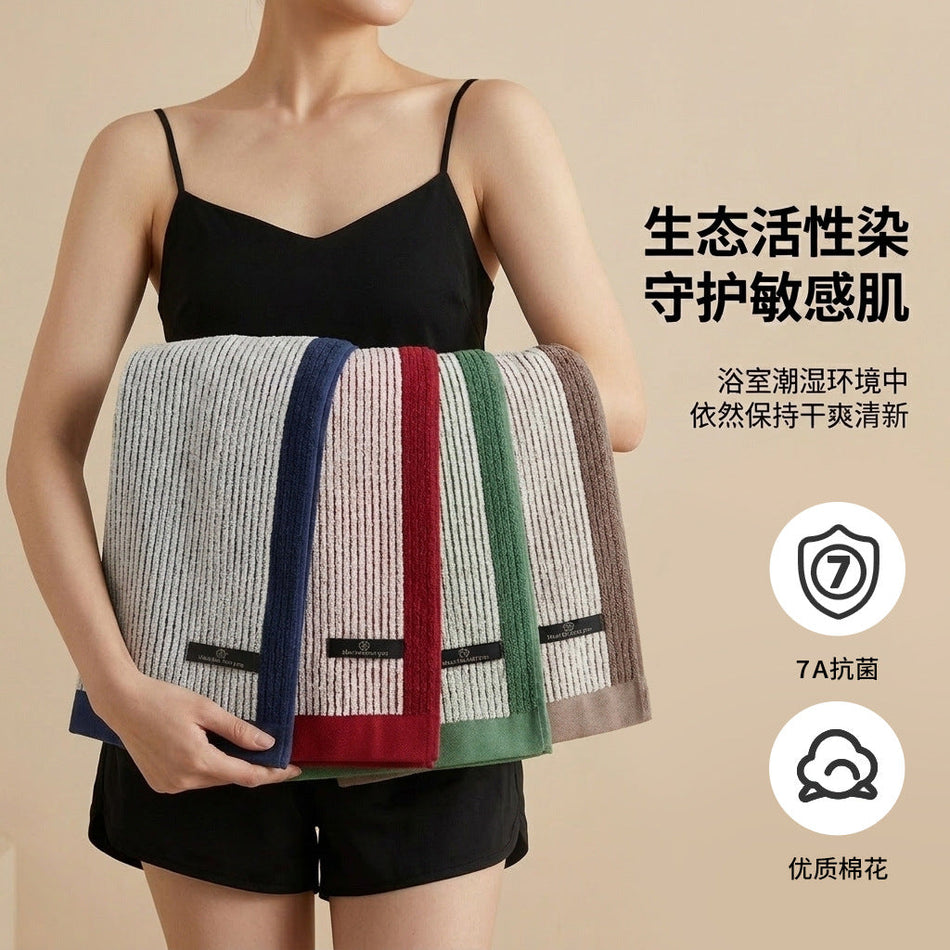 Premium Antibacterial Cotton Bath Towel for Home & Everyday Use