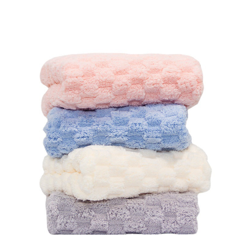Premium Coral Velvet Microfiber Face Towel with High Absorbency