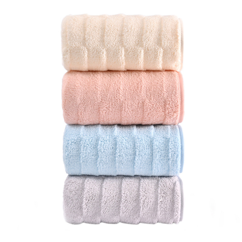 Cloud Soft Coral Fleece Towel Quick-Drying Household Towel