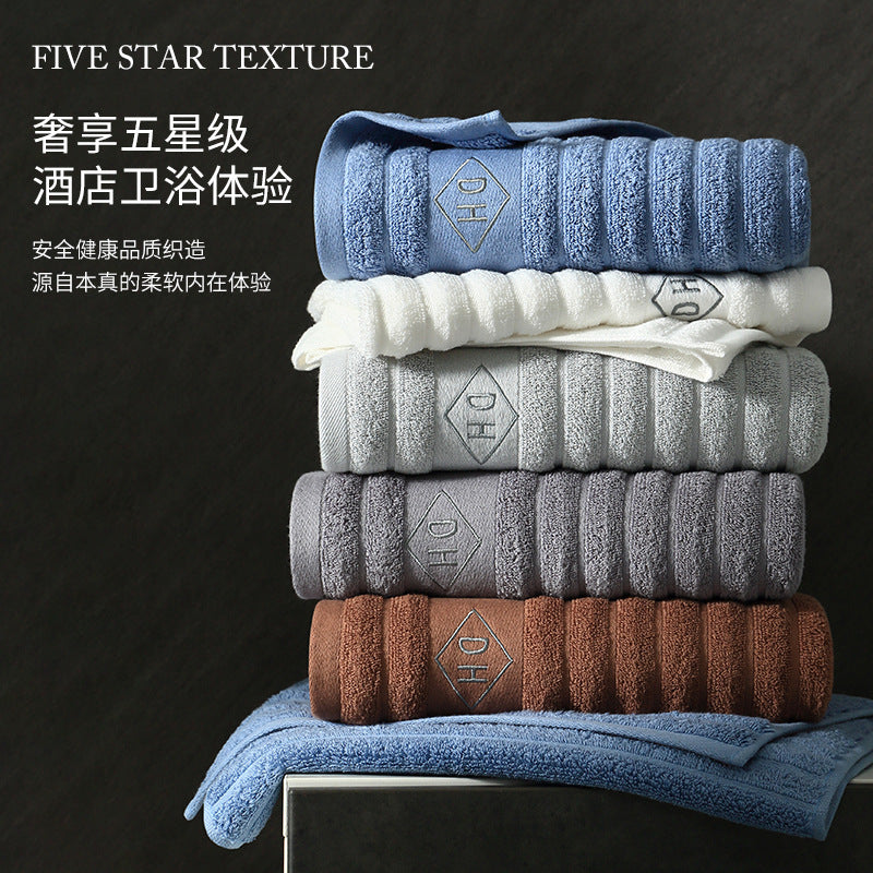 Luxury Hotel-Style Cotton Face Towel Soft Absorbent Bath Towel