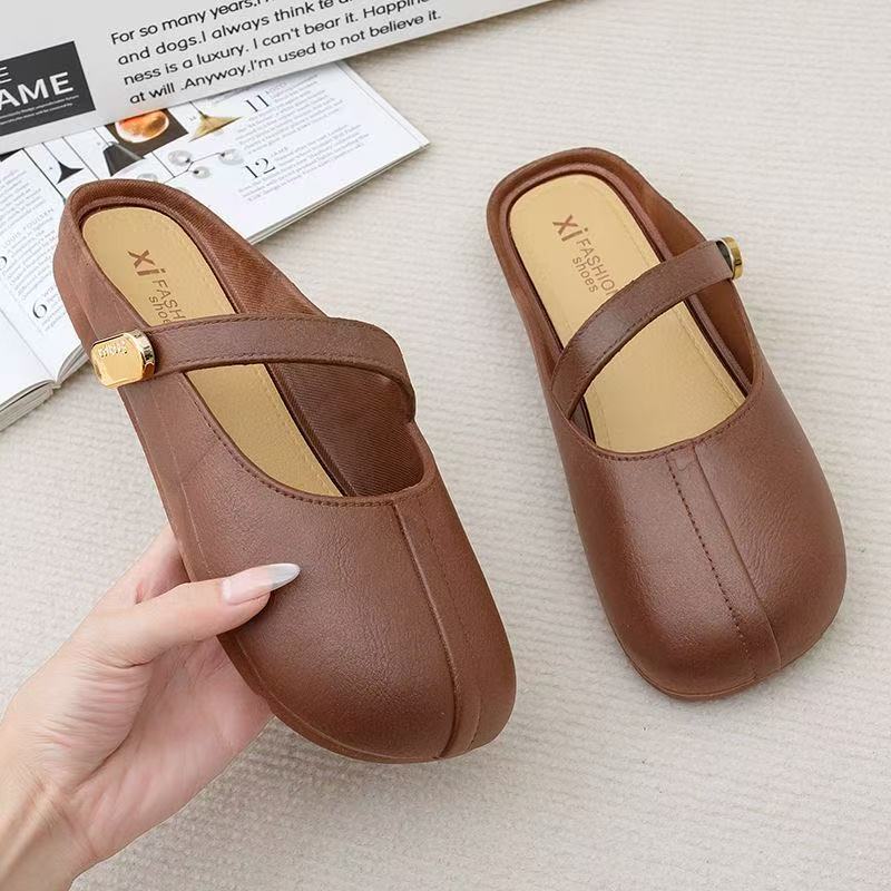 Women's Slip-On Flat Sandals Comfortable Casual Summer Versatile