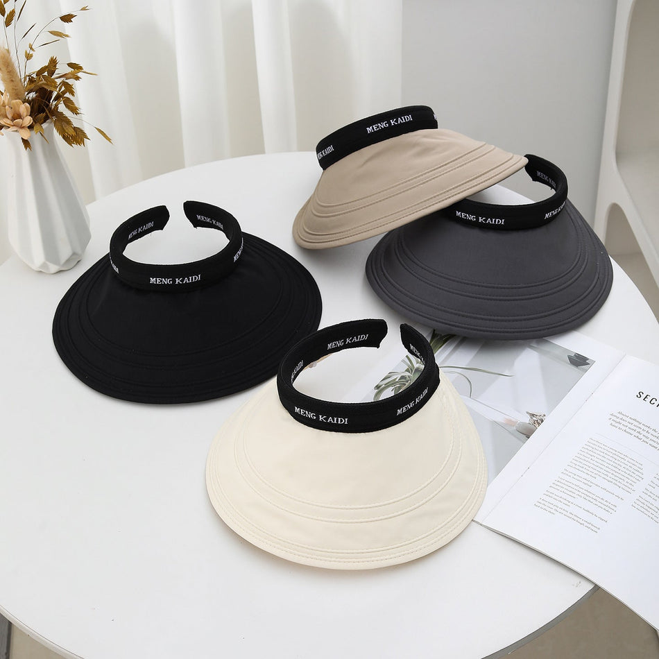 Women's Wide Brim UV Protection Sun Hat Korean Style Summer