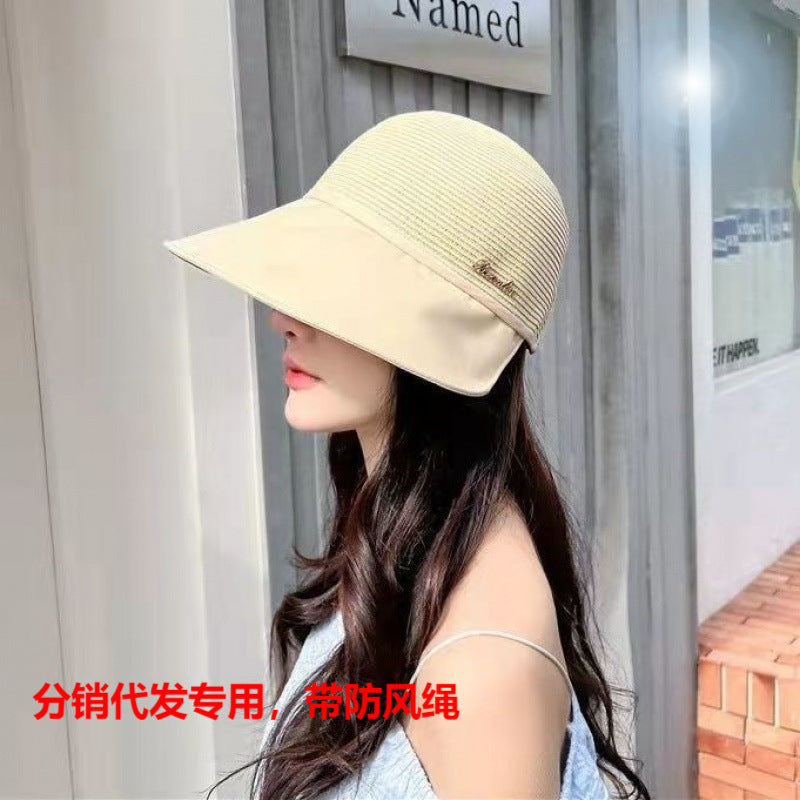 Women's Wide Brim UV Protection Baseball Cap Sun Cover Style