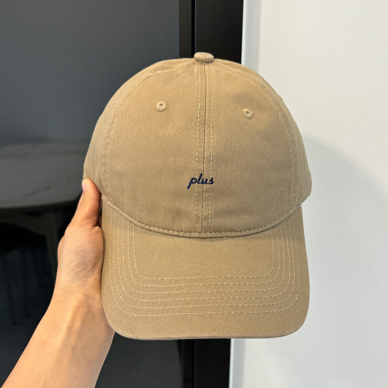 Women's Embroidered Cotton Baseball Cap Casual Couple Sun Hat