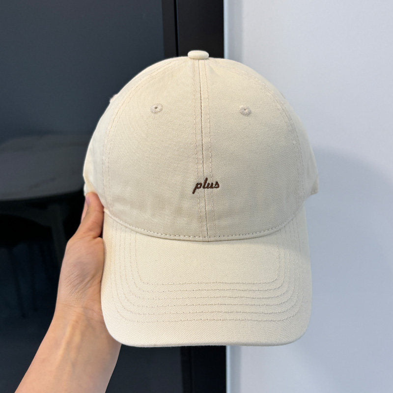 Women's Embroidered Cotton Baseball Cap Casual Couple Sun Hat