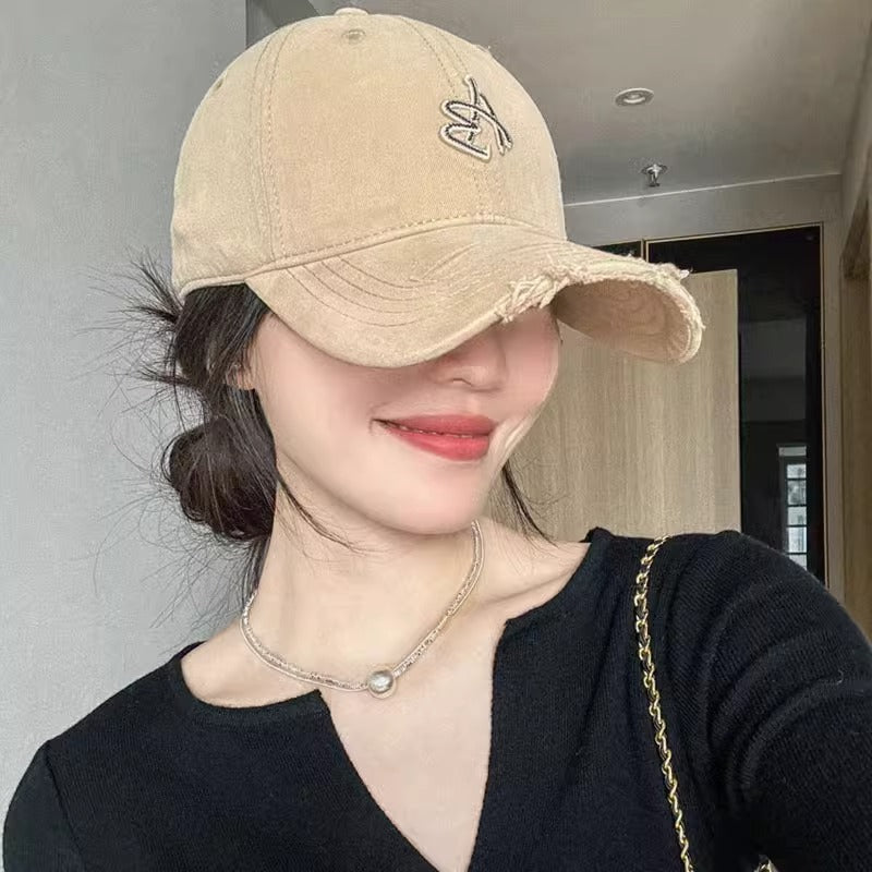 Unisex American Retro Duckbill Baseball Cap Soft Top Casual Hat