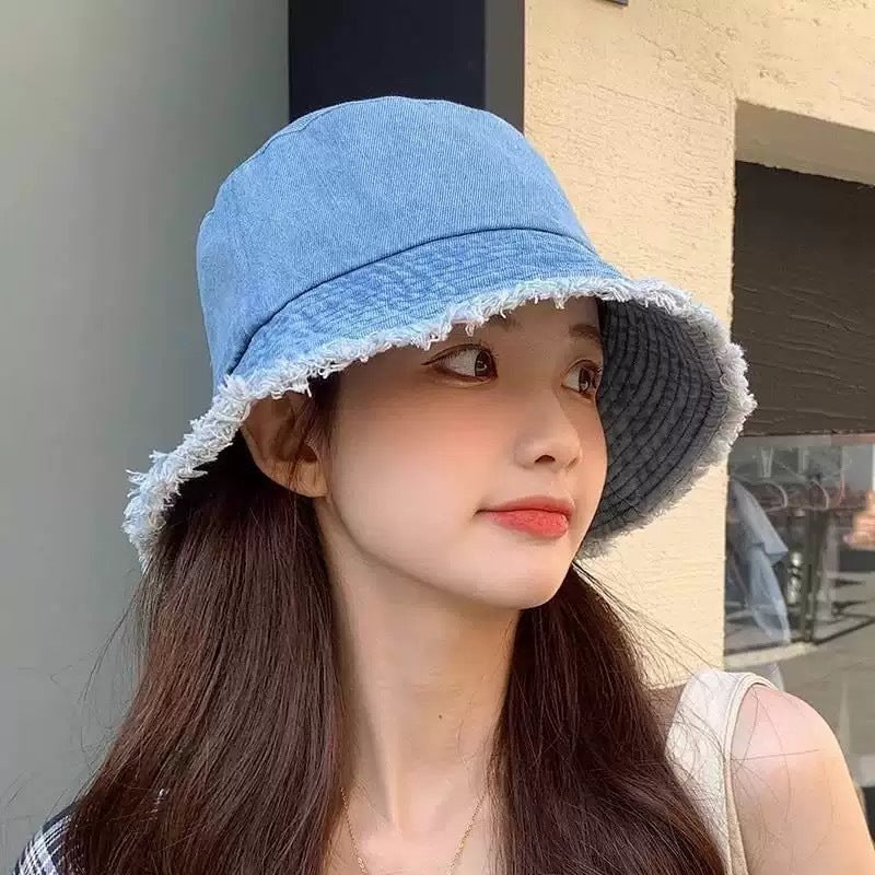 Kids' Wide Brim Fisherman Sun Hat with UV Protection