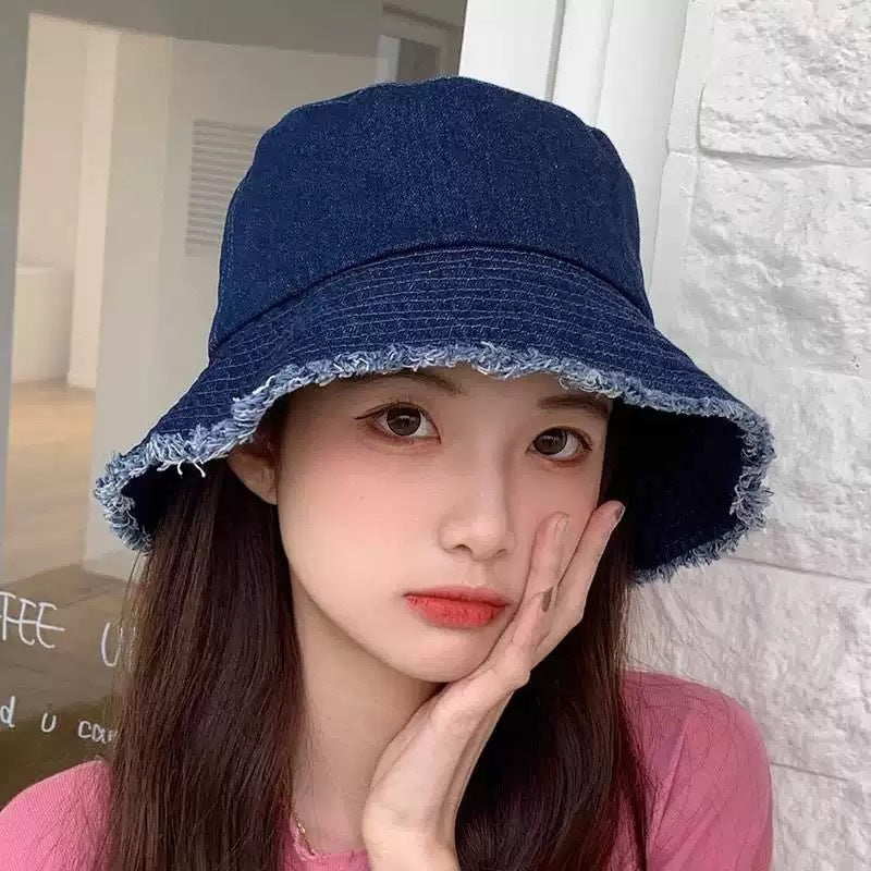 Kids' Wide Brim Fisherman Sun Hat with UV Protection