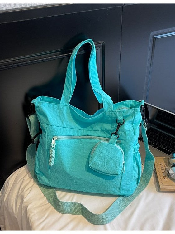 Lightweight Large Capacity Korean Style Casual Tote Shoulder Bag