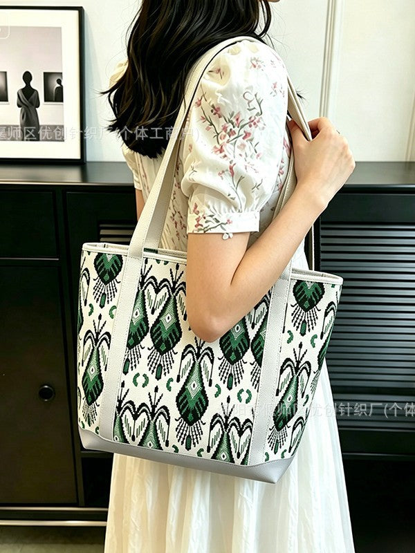 Retro Ethnic Style Lightweight Women's Shoulder Handbag