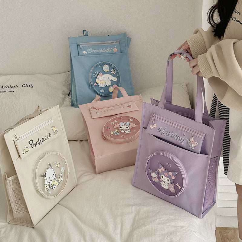 Sanrio Cute Cartoon Large Capacity Women's Commuter Tote Bag
