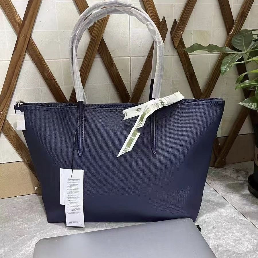 Large Capacity Lightweight Women's Tote Shoulder Bag with Pouch