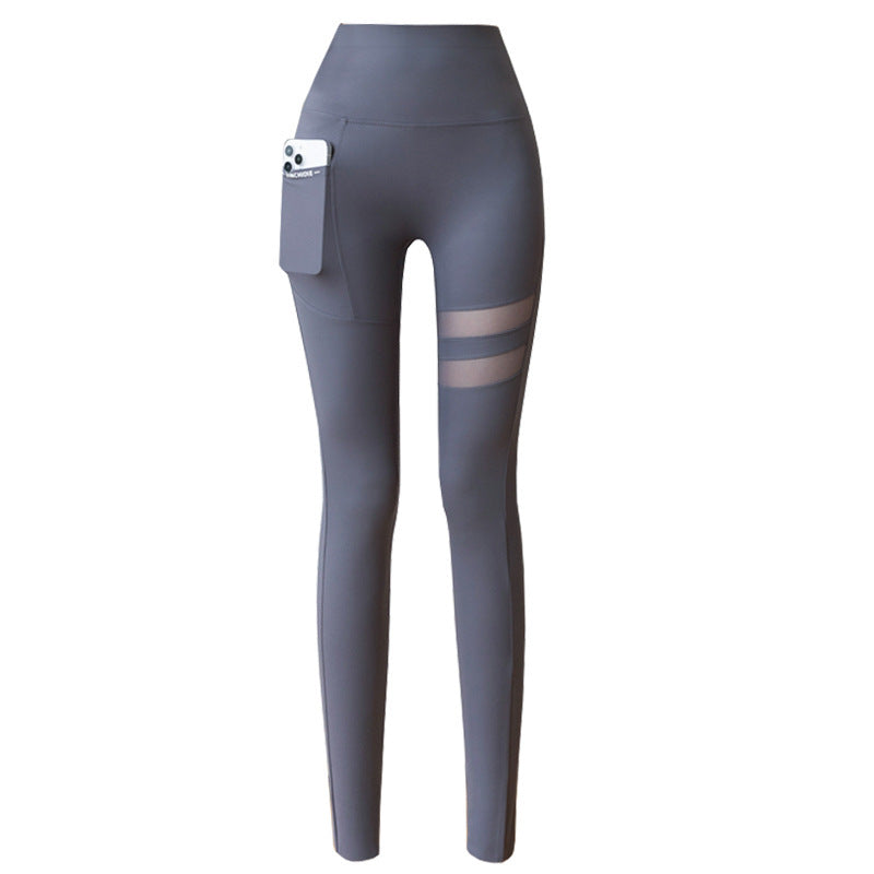 Plus Size High Waist Shark Yoga Leggings Women with Pockets