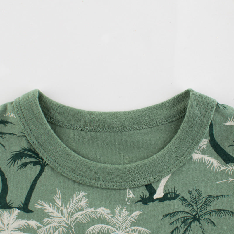 Boys' Cotton Short Sleeve Casual T-Shirt