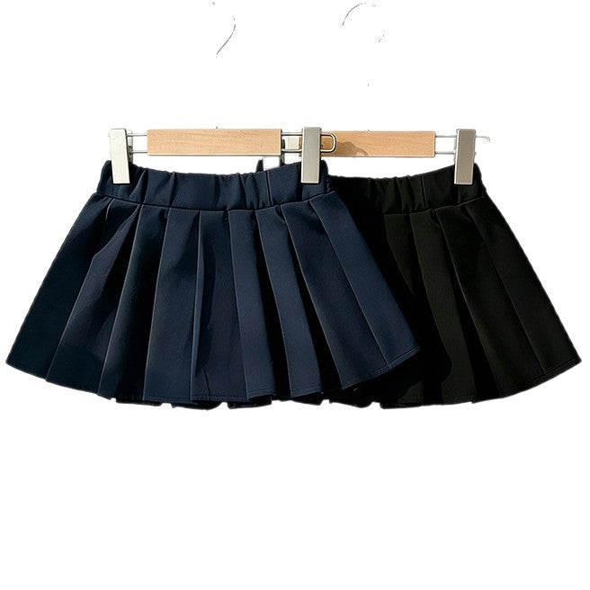 Girls' Pleated Skort for Spring and Summer