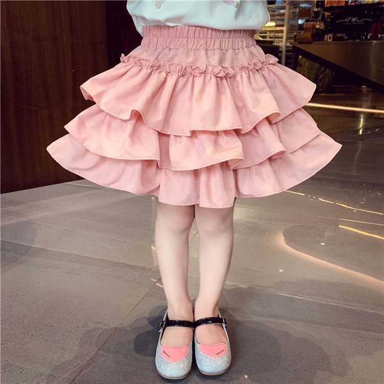 Girls' Layered Tutu Cake Skirt