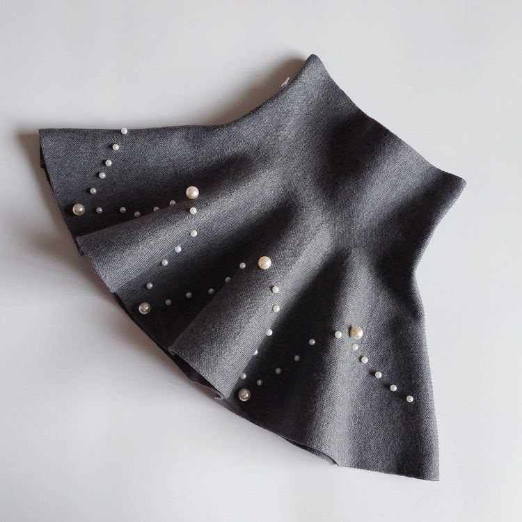 Girls' Pearl Detail Princess Suspender Dress