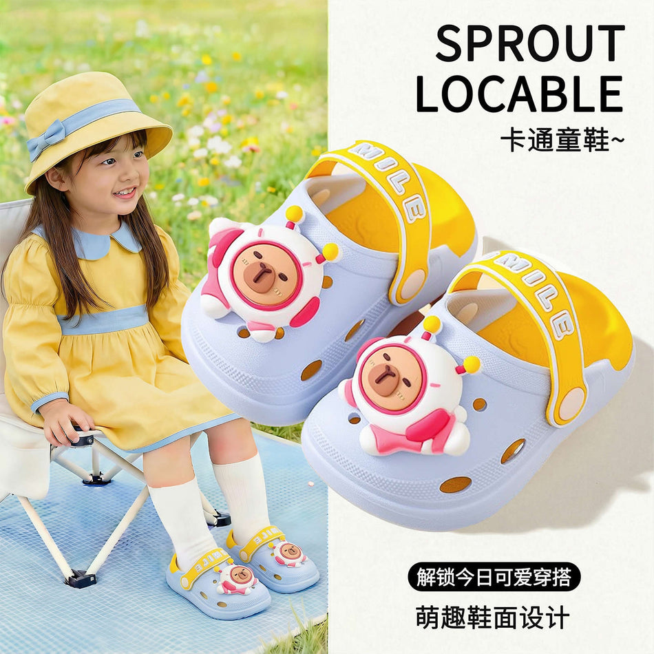 Kids' Cartoon Non-Slip Summer Clog Sandals