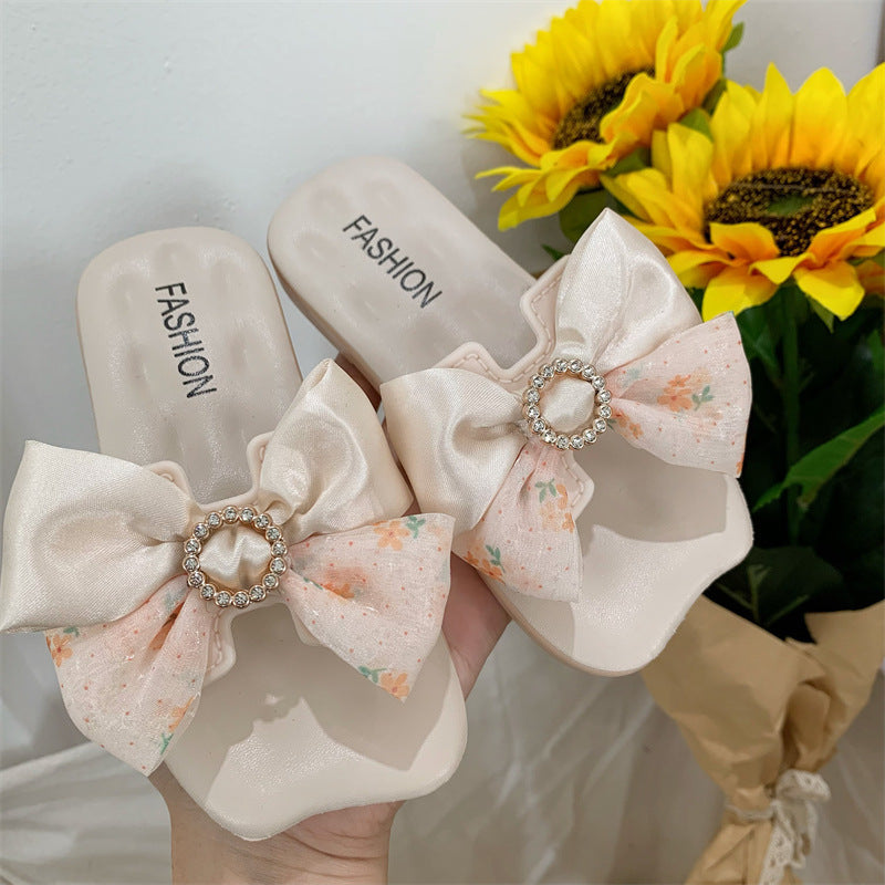 Girls' Butterfly Soft Sole Non-Slip House Slippers