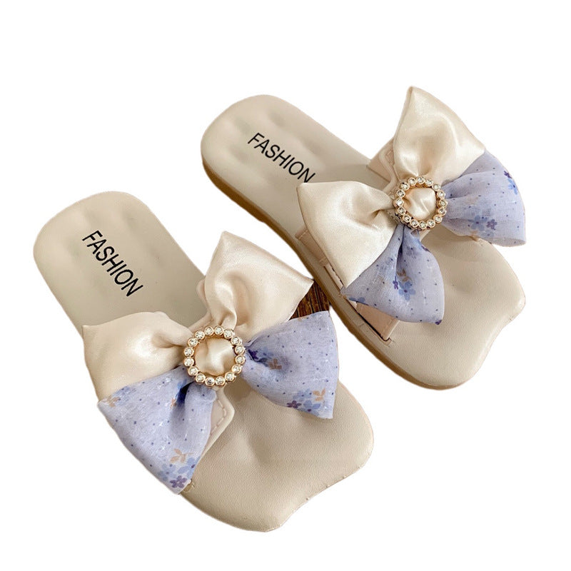 Girls' Butterfly Soft Sole Non-Slip House Slippers