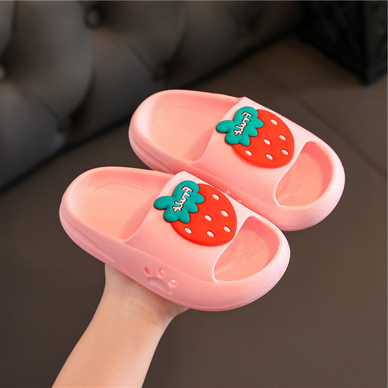 Kids' Breathable Cartoon Soft Sole Sandals & Slippers