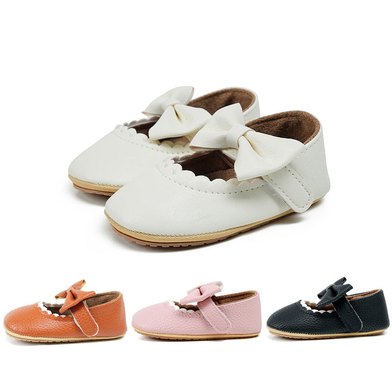 Baby Butterfly Princess Non-Slip Hard Sole Shoes