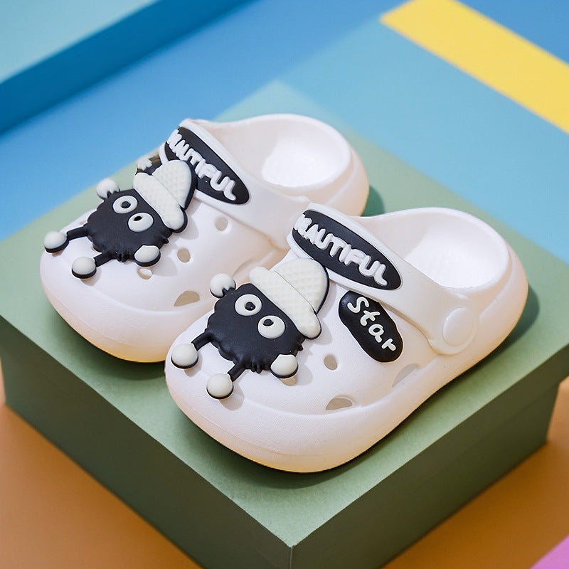 Kids' Cartoon Closed-Toe Non-Slip Clog Sandals