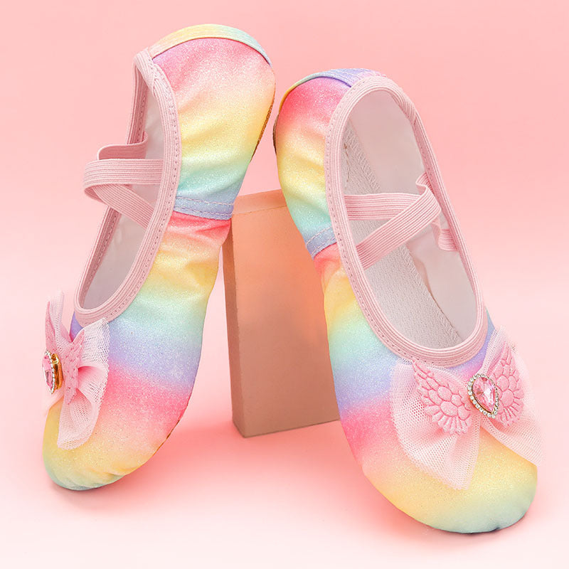Girls' Ballet Cat Paw Soft Sole Dance Shoes