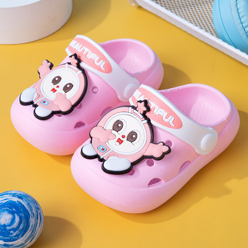 Kids' Cartoon Closed-Toe Non-Slip Clog Sandals