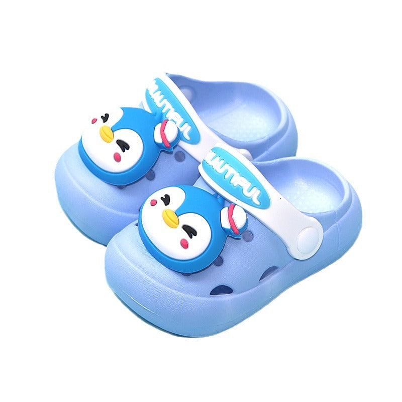 Kids' Cartoon Closed-Toe Non-Slip Clog Slippers