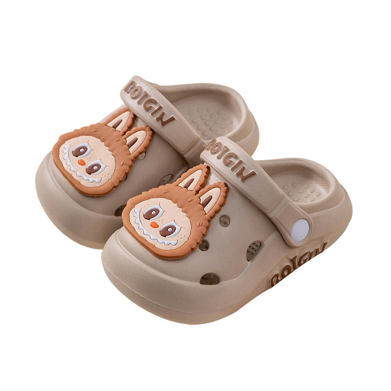 Kids Cartoon Summer Clogs with Non-Slip Beach Sandal Design