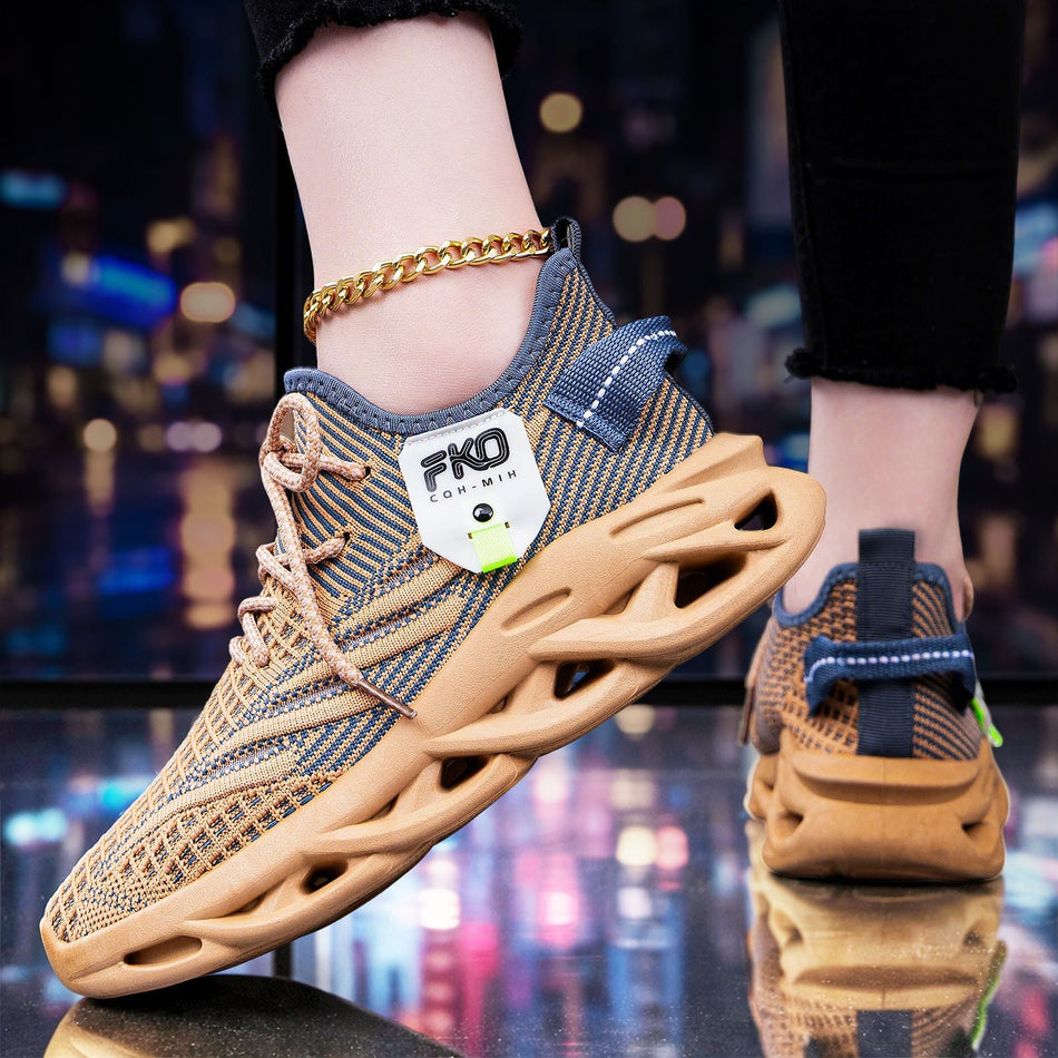 Unisex Mesh Breathable Running Shoes Soft Sole Lightweight Sports