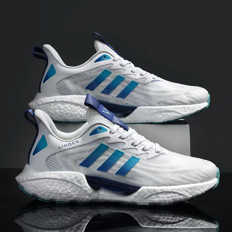 Men's Popcorn Sneakers Korean Style Ultra-Light Shock Absorbing