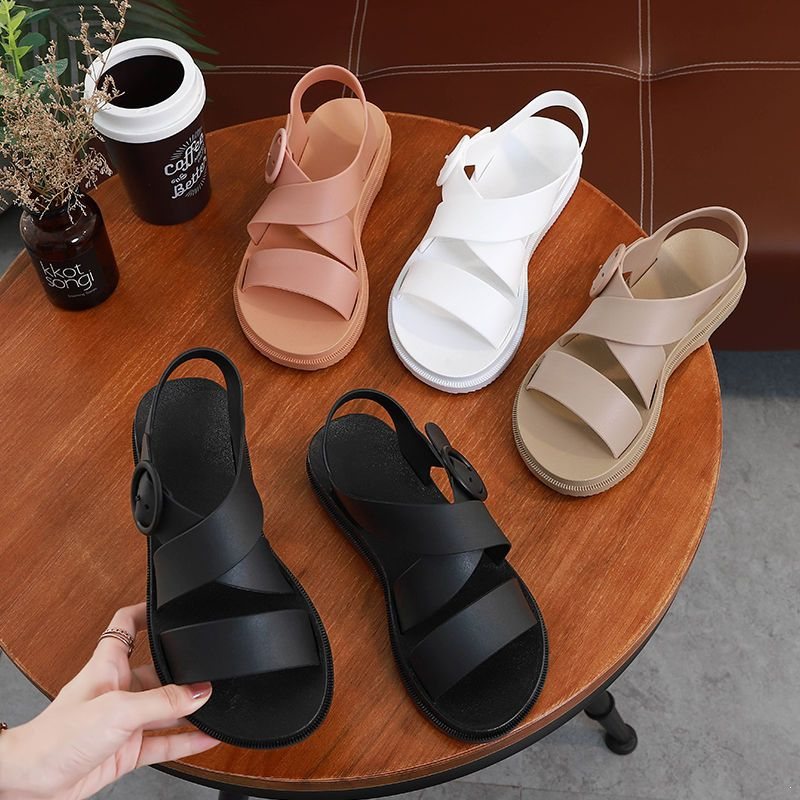 Women's Korean Style Roman Flat Beach Sandals