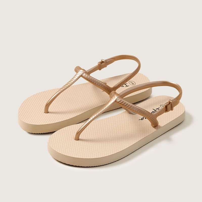 Women's Thick Sole Roman Beach Sandals for Summer Style