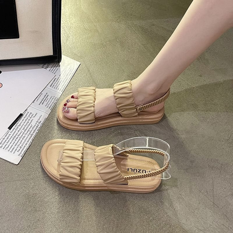 Women's Platform Roman Sandals with Thick Sole