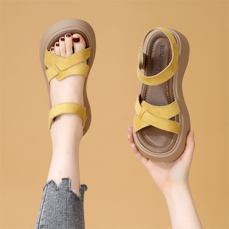 Women's Platform Roman Sandals for Summer Outdoor Wear