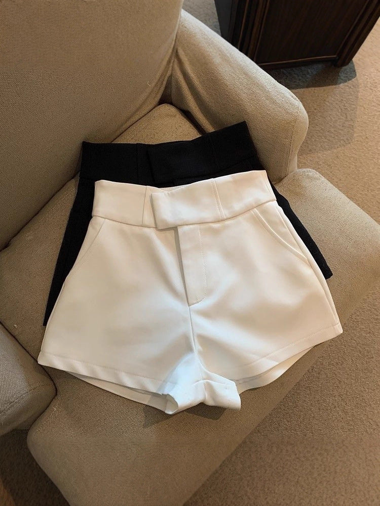 Women's High-Waist A-Line Suit Shorts
