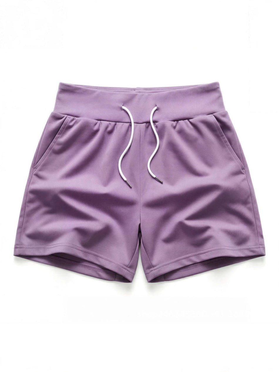 Women's Lace-Up High-Waist Casual Straight Shorts