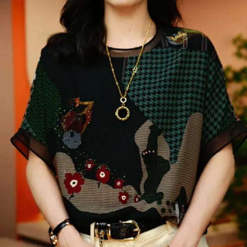 Women's Loose Fit Short Sleeve Casual T-Shirt