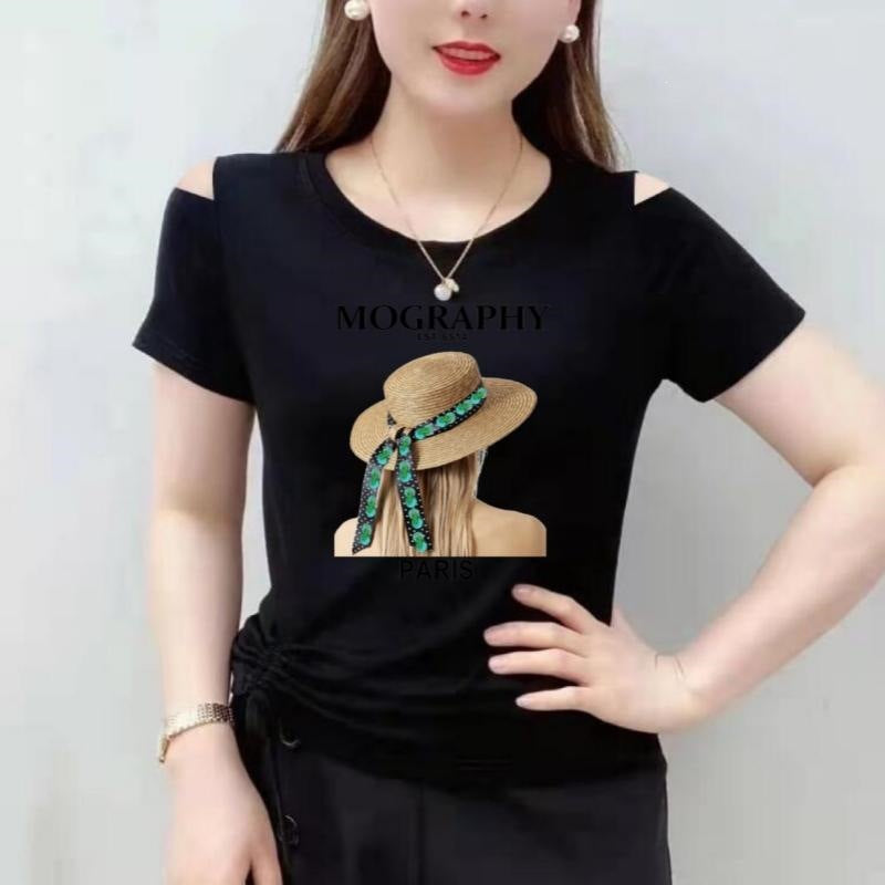 Women's Loose Fit Short Sleeve Casual T-Shirt