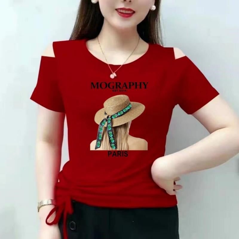 Women's Loose Fit Short Sleeve Casual T-Shirt
