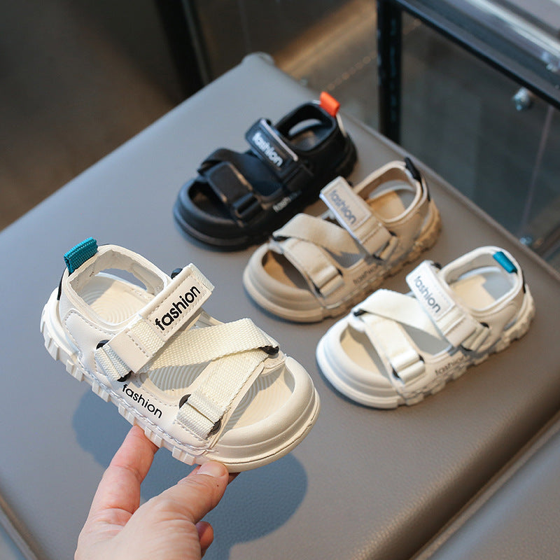 Boys' Closed-Toe Non-Slip Beach Sandals for Active Kids