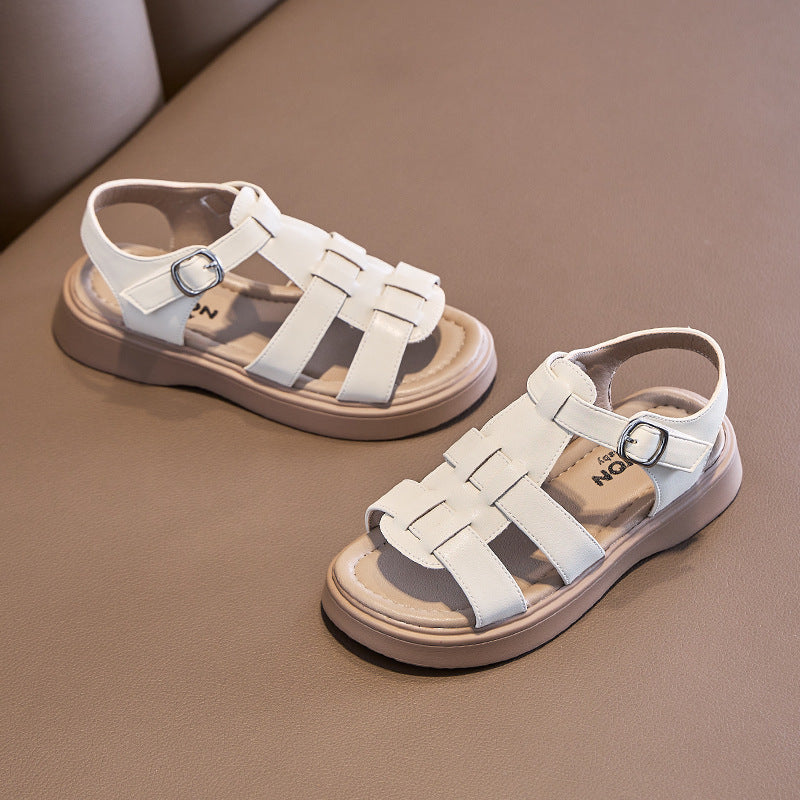 Girls' Soft Sole Princess Sandals with Lightweight Comfort