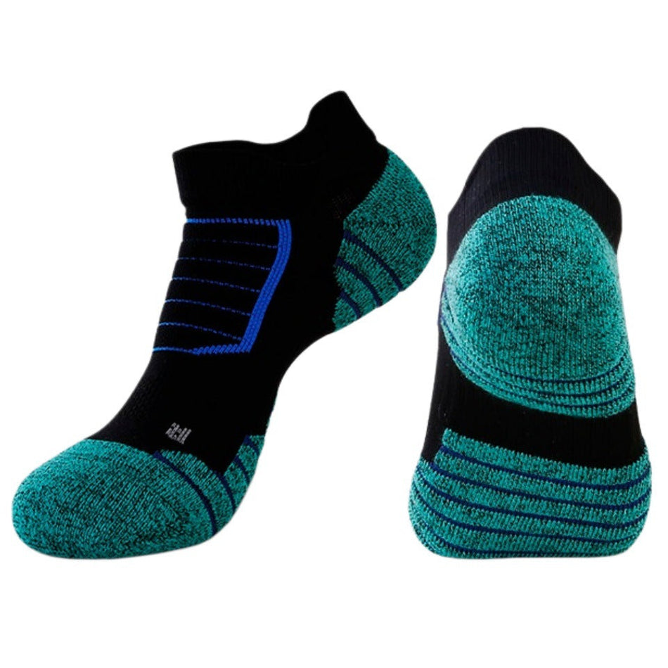 Men's Cushioned Short Sports Socks for Running & Basketball